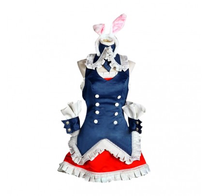 Mondaiji Problem Children Are Coming From Another World Cosplay Black Rabbit Kuro Usagi Costume