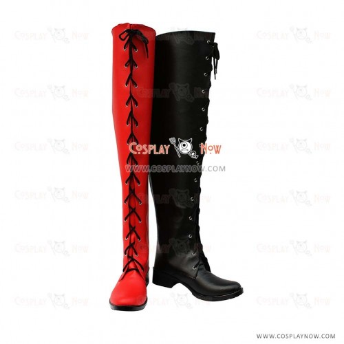 Amnesia Cosplay Shoes SHIN Two-toned Boots