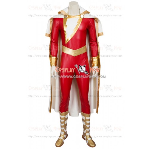 Captain Marvel Shazam Cosplay Costume