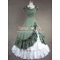 Southern Belle Cotton Evening Gown Green Lolita Dress