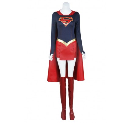 Superman Supergirl Kara Zor El Cosplay Costume
