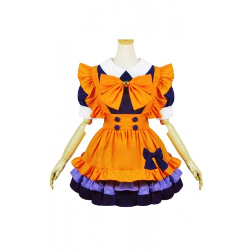 Lolita Cosplay Halloween Lovely Maid Dress Costume