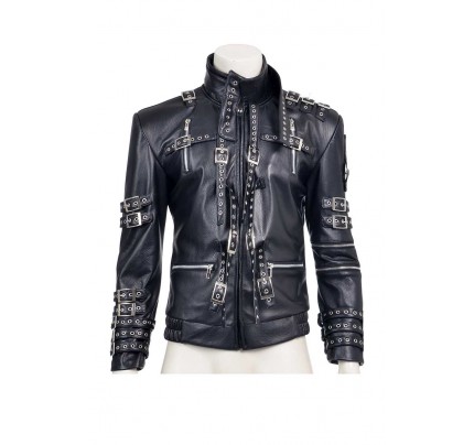 Beat It Michael Jackson Cosplay Costume Leather Jacket