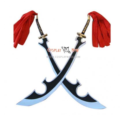 Bleach katenkyoukotsu Double Swords Cosplay Props