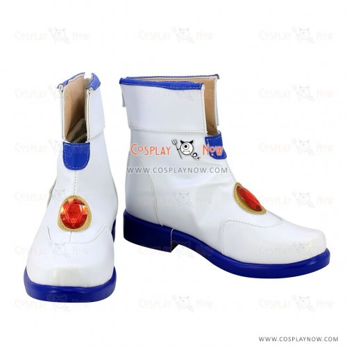 Magical Girl Lyrical Nanoha Nanoha Takamachi White Cosplay Shoes