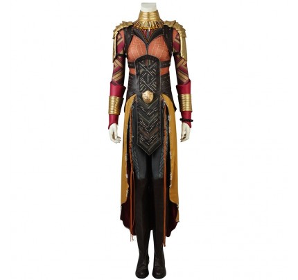 Black Panther Okoye Coslay Costume with printing 