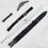 Sword Art OnlineⅡMother Rosary Kirito White Sword with Strap Cosplay Props