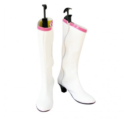 Sailor Moon Cosplay Shoes Tsukino Usagi White Boots