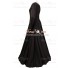 Medieval Renaissance Carnival Robe Estelle Black Lolita Dress