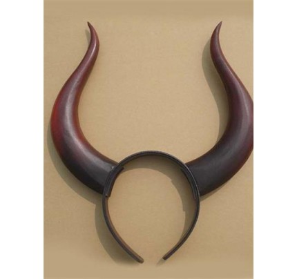 Black Rock Shooter DEAD MASTER OX Horn Headwear Cosplay Prop-00​06