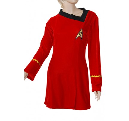 Star Trek Cosplay TOS Engineering Dress Skant Costume