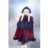K Cosplay Anna Kushina Costume Dress Cape