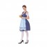 German Oktoberfest Cosplay Maid Costume Festival Stage Dress Blue