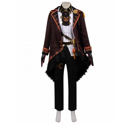 Genshin Impact Diluc Ragnvindr Cosplay Costume 