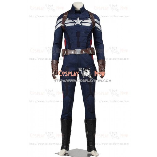 Captain America Steve Rogers Costume Captain America 2 The Winter Soldier Cosplay