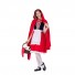 Christmas Princess Cosplay Costume Festival Maid Uniform Dress with Cape