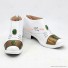 JoJo's Bizarre Adventure Rohan Kishibe White Golden Cosplay Shoes