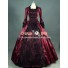 Victorian Lolita Marie Antoinette Lace Gothic Lolita Dress Burgundy