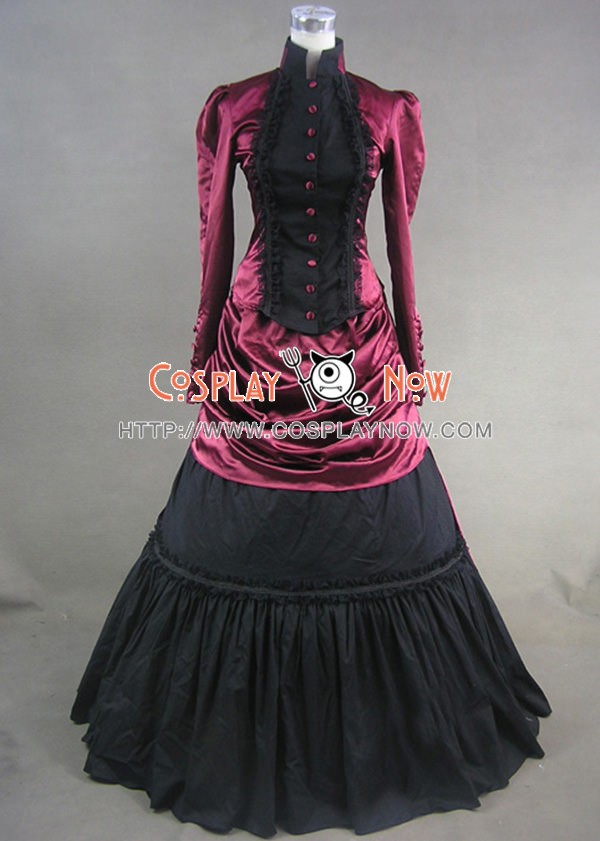 Satin Victorian Dresses