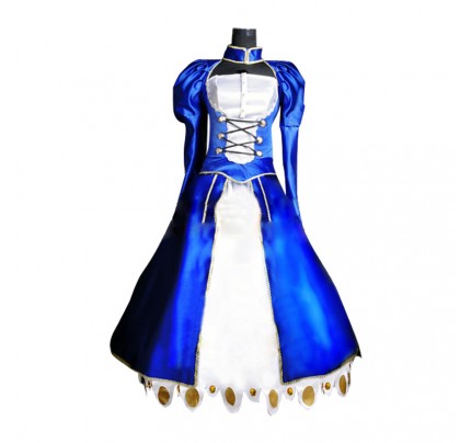 Fate stay night Fate Zero Cosplay Saber Dress Costume