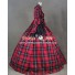 Civil War Reenactment Tartan Dress Ball Gown Prom Cosplay