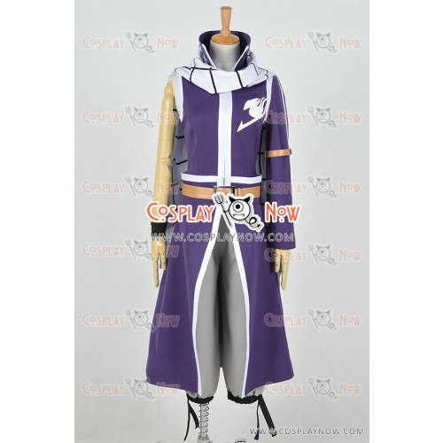 Fairy Tail Cosplay Natsu Dragneel Purple Costume