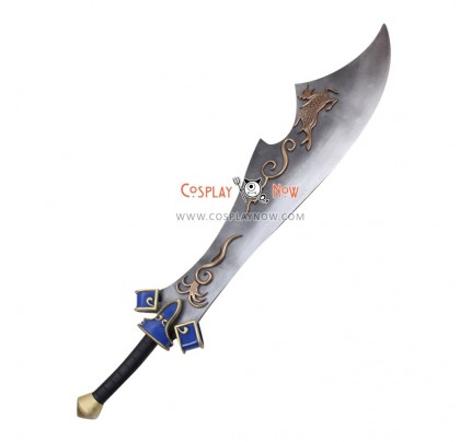 Dynasty Warriors Xiahou Dun Hsiahou Tun Big Sword PVC Replica Cosplay Props