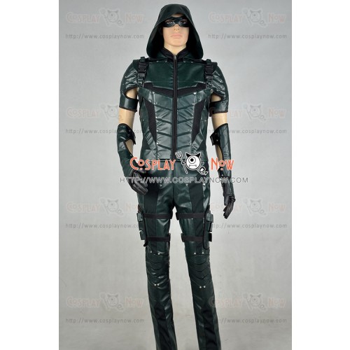 Arrow Season 4 Green Arrow Oliver Queen Cosplay Costume