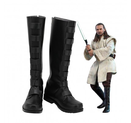 Star Wars Qui-Gon Jinn Cosplay Boots