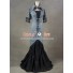 Victorian Edwardian Cotton Blend Tartan Dress Ball Gown Cosplay