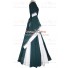 Renaissance Carnival Medieval Guinevere Dark Green Lolita Dress Robe