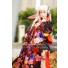 Super Sonico Cosplay Costume Print Kimono