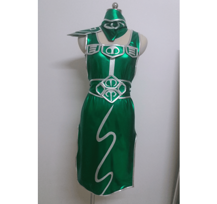 League Of Legends Akali Green Cosplay Costume