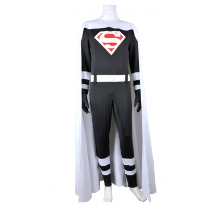 Superman Cosplay Cark Kent White Cape Costume 