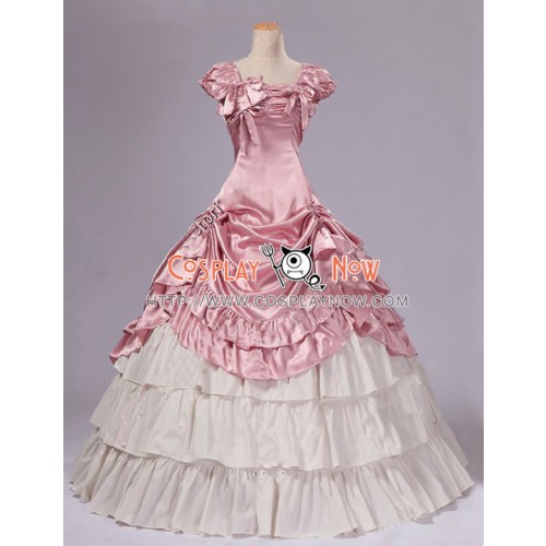 Victorian Lolita Southern Civil War Reenactment Gothic Lolita Dress Pink