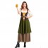 German Munich Bavaria Cosplay Costume Traditional Carnival Ethnic Performance Stage Maid Dress