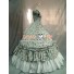 Victorian Lolita Southern Belle Theatre Gothic Lolita Dress Green Floral