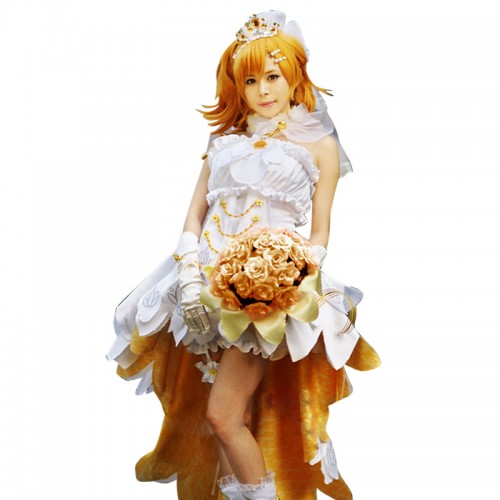 Love Live LoveLive Cosplay Honoka Kōsaka Costume Wedding Dress