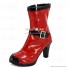 Marvel Deadpool Lady Wade Wilson Female Red Shoes Cosplay Boots